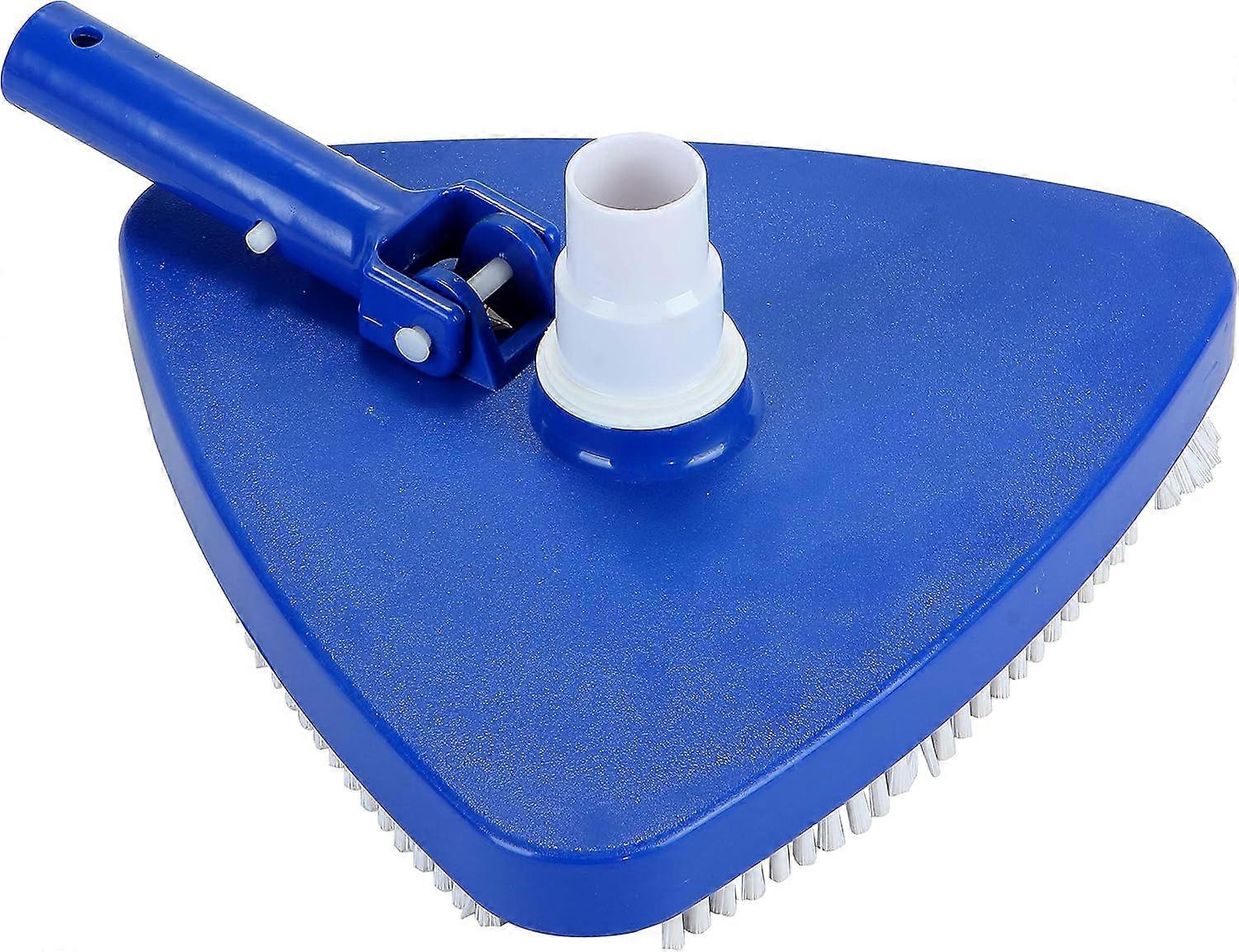 Triangular Pool Broom Head  Blue