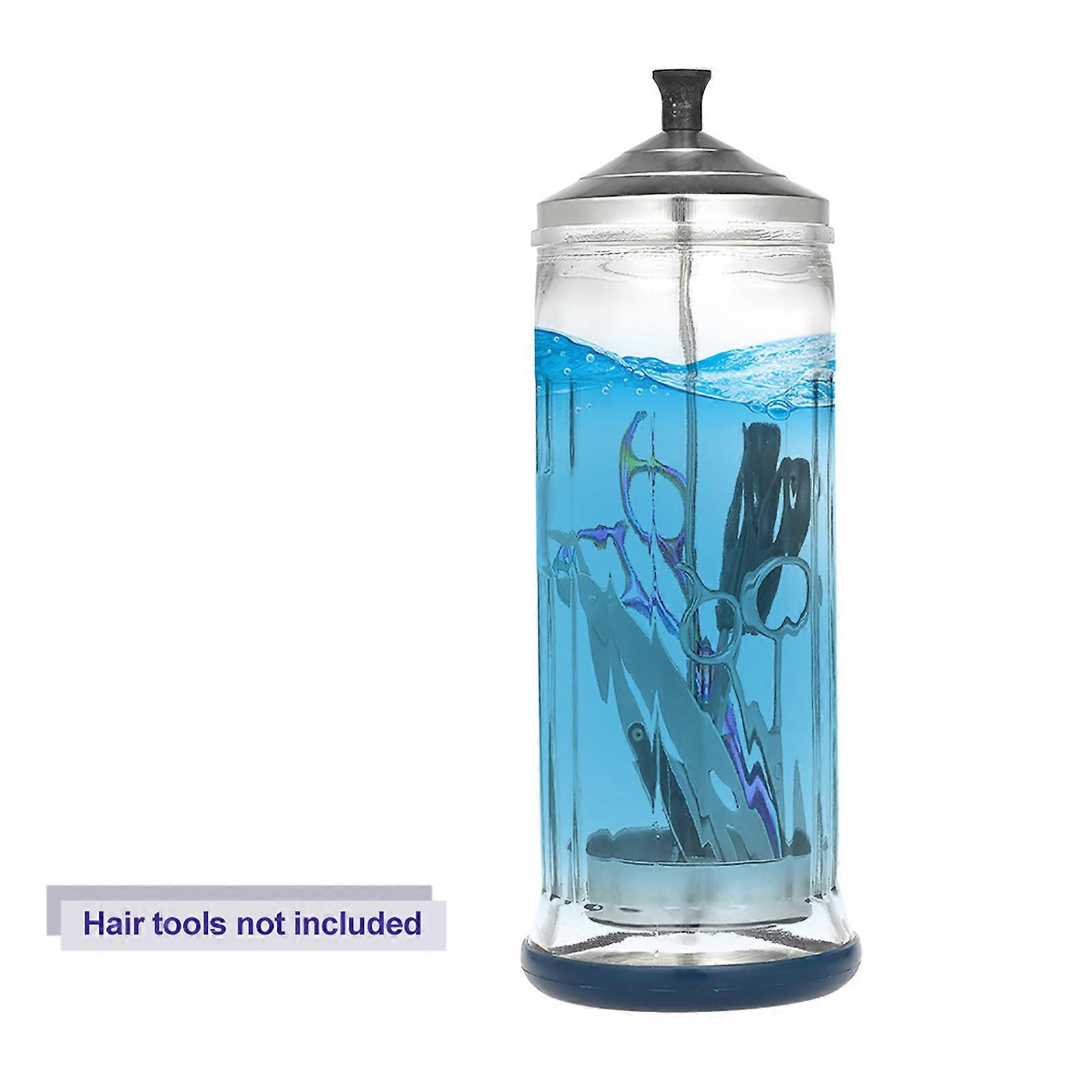 Hairdressing tools sterilizing bottle Manicure tools sterilizing glass jar