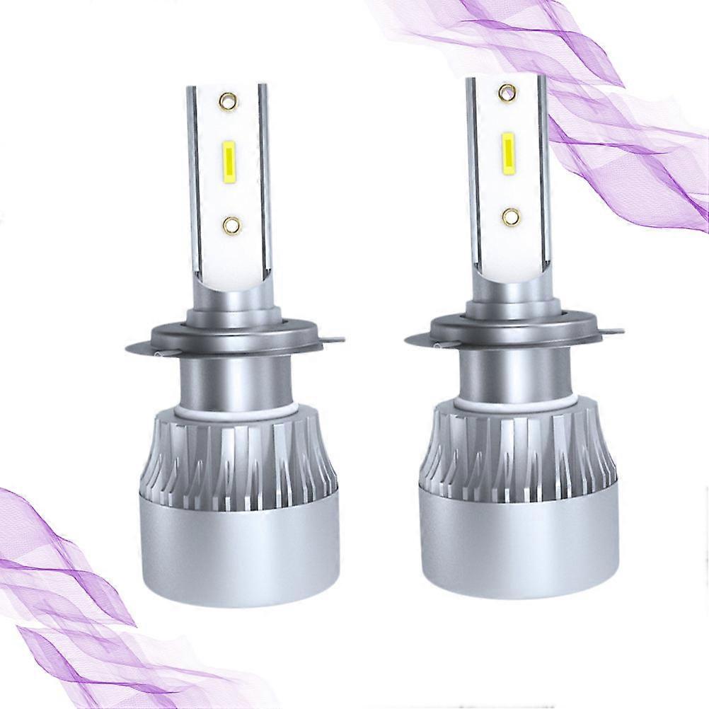 Headlight Bulb H7 60W 936V with Powerful Chip for Maximum Brightness and Stable Illumination Silver Aluminum Alloy