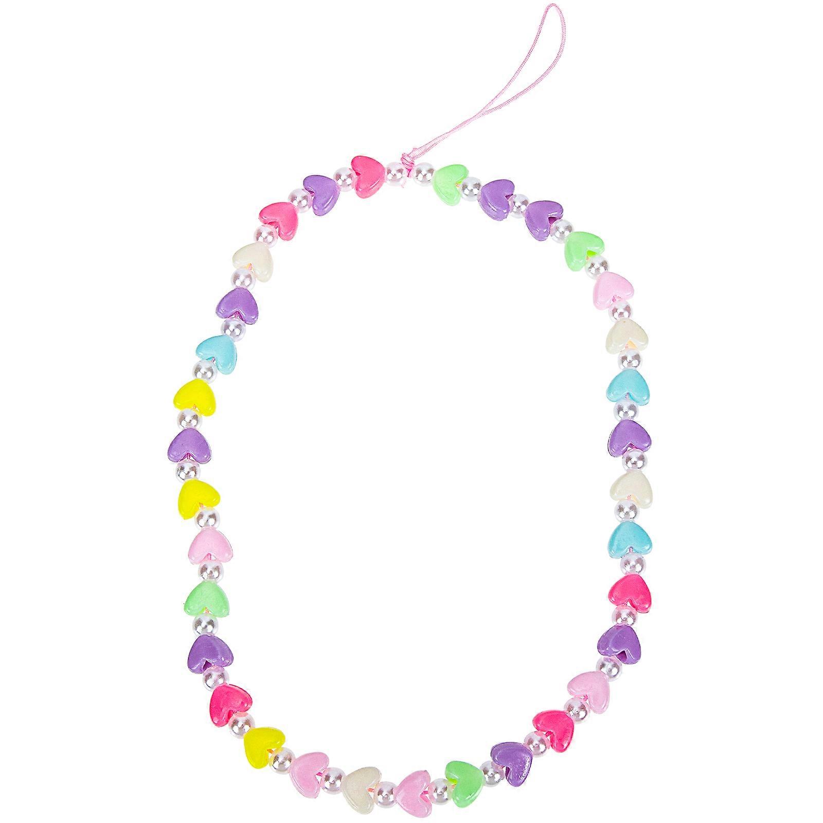 Phone Charm Wrist Strap Acrylic Mobile Accessories Daily Use Non Slip Decorative 1Pcs