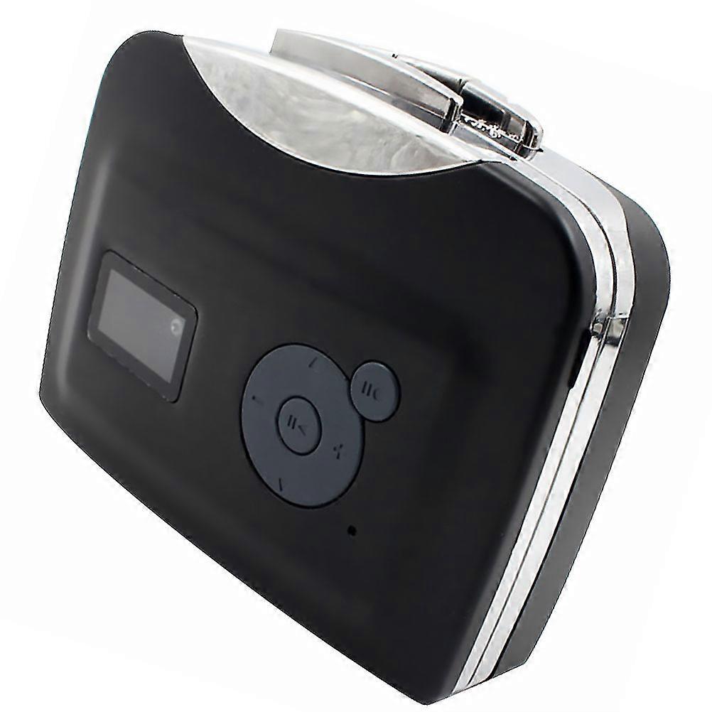 Cassette To Computer Converter Stereo Cassette Tape Transverter For Music Enthusiasts Plastic Material Plug-And-Play 1Set