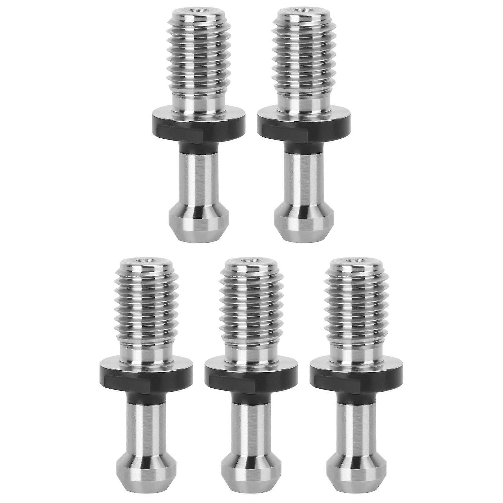 Knurled Clamping Knobs Cnc Machine Pull Stud Cat40-45 Degree Fixed Knob Retention Knob Cnc Machining 5Pcs