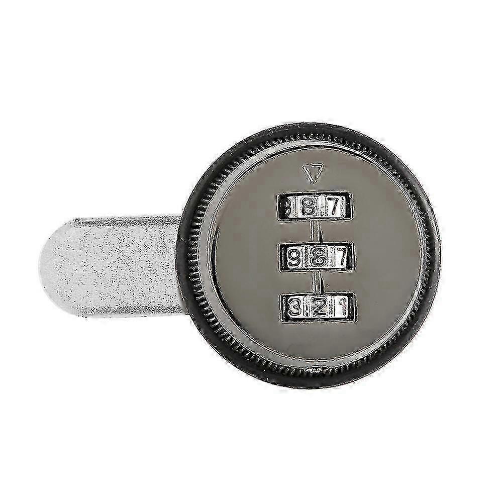 JiaWei Mechanical Code 3-Digit Password Mailbox Cabinet Lock Zinc AlloyBlack Ruthenium 20mm/0.79in 8Qc 2025