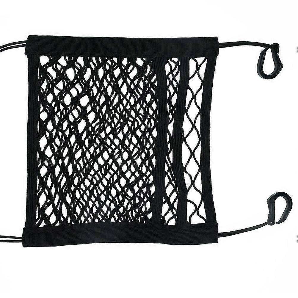 Double Layer Car Seat Storage Net Organizer for Phones, Chargers, Documents – Keep Your Car Tidy and Organized