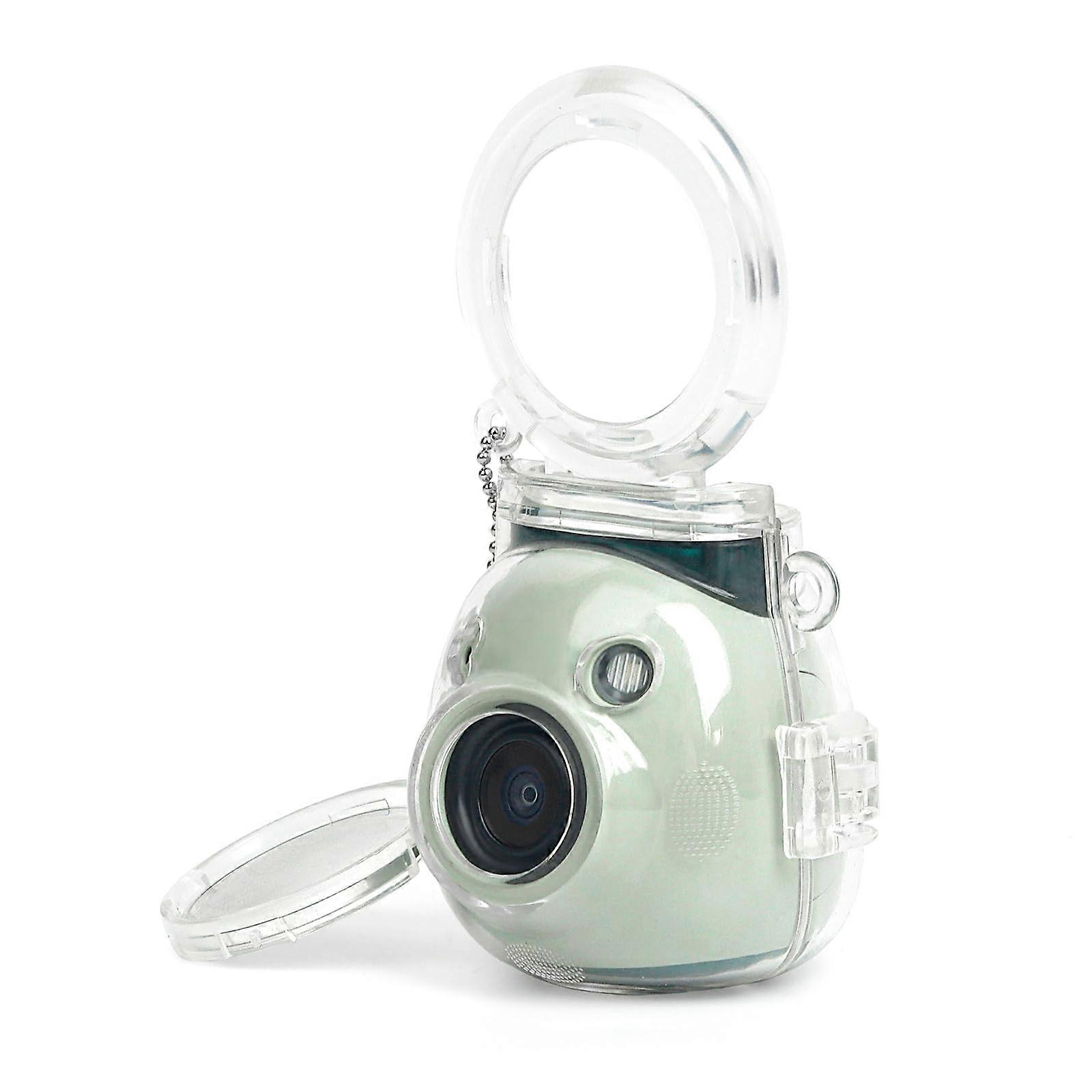 Clear Case for Fuji Instax Pal Camera, Hard PC Protective Case with Selfie Mirror, Transparent & Lightweight Design