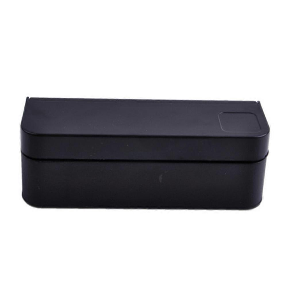Box Organizer Black Coin Storage Box For Management Vehicle And Home Bank For Loose Change
