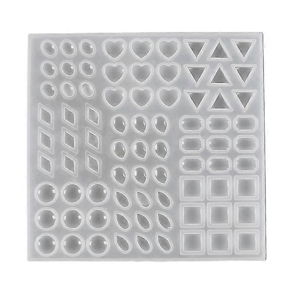 Molds for Casting Resin Heart-shaped Round Square Oval Rhombus for Triangle Square Polygon Drop Shape Mold for Home Decoration