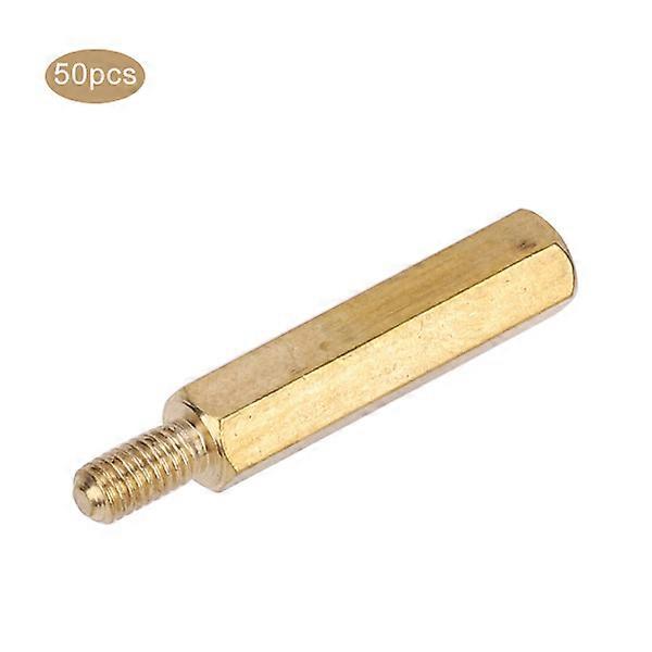Standoff Brass Connector M3 Single Head Hex Nuts Replacement Kits for PCB Board M3 x 20 50pcs