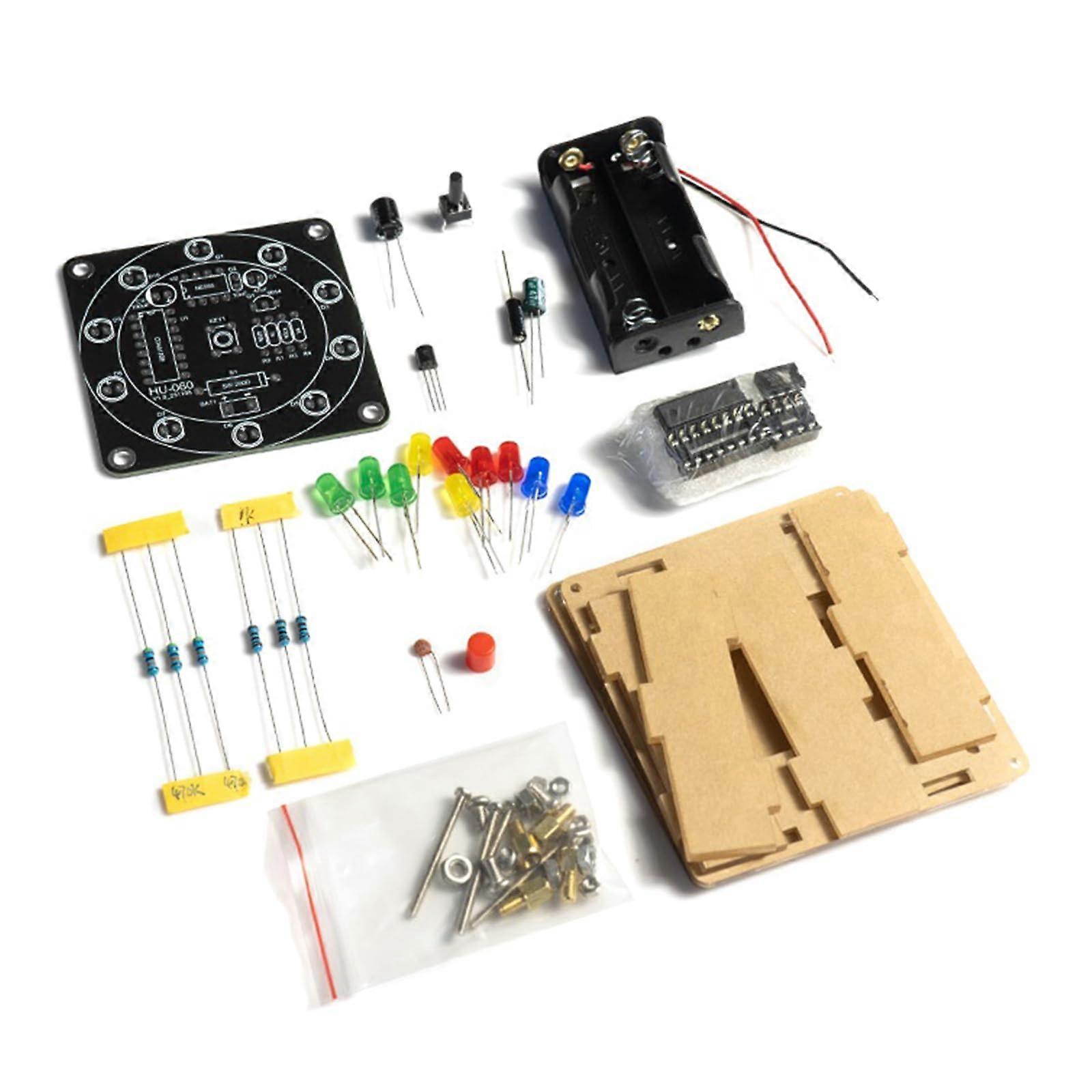 Electronic Spinner Wheel With Interactive LED For Hobbyists And Beginners - Parts And Enclosure