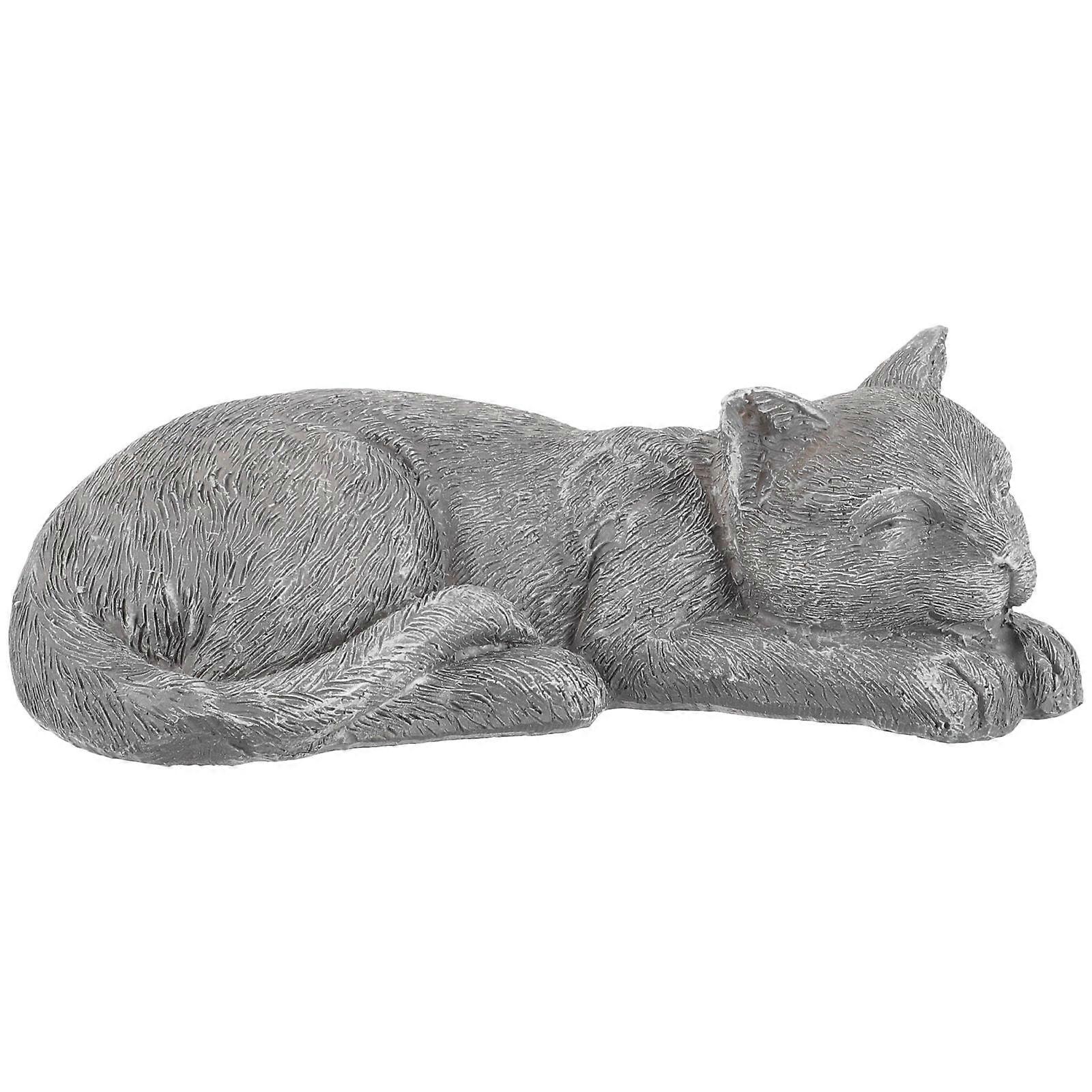 Pet Memorial Statue Resin Statue Yard Pet Tombstone Garden Statue