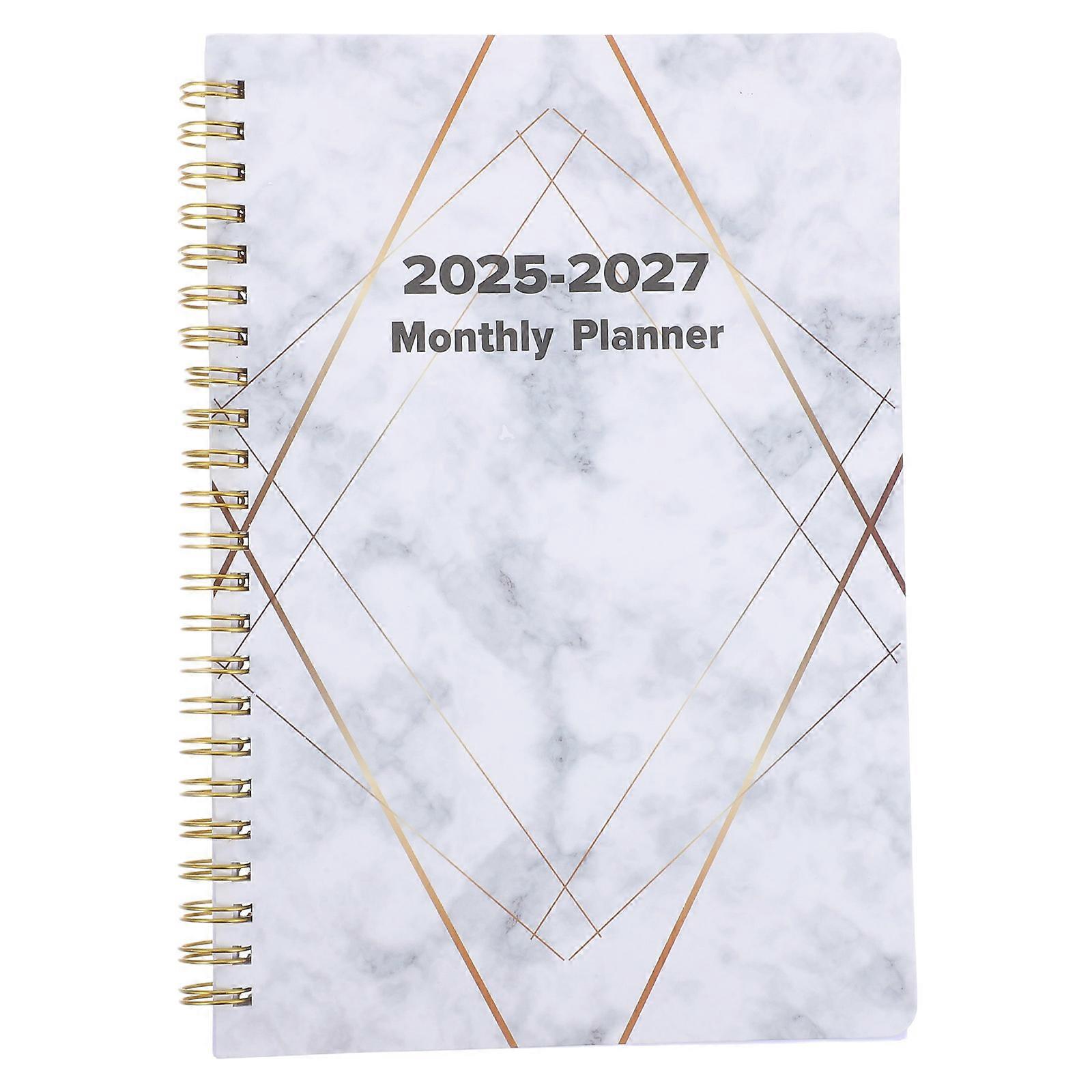 Agenda Notebook Diary Doublewire Spiral Binding For Household Chores Note Taking 8.3×5.9×0.6in 1Set