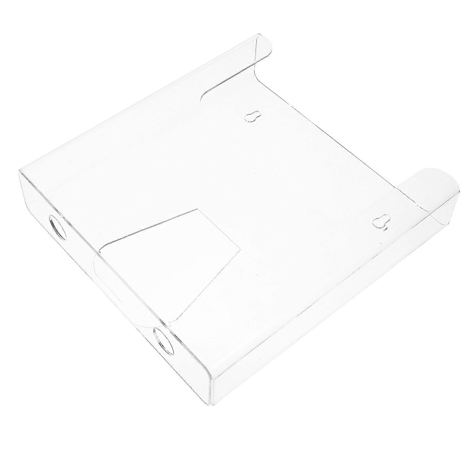 Clear WallMounted Rack Acrylic Brochure Holder Content Update Retail Display Transparent 9.47X8.92X2.04IN Visibility Enhancement 1Set