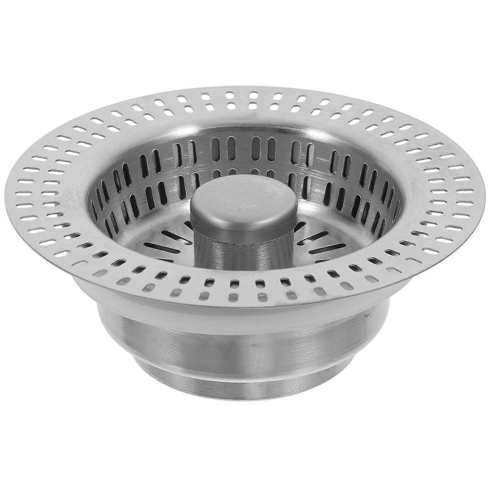 Kitchen Drain Catcher Efficient Silver 11.00X11.00X4.30CM Universal Fit 1Pack