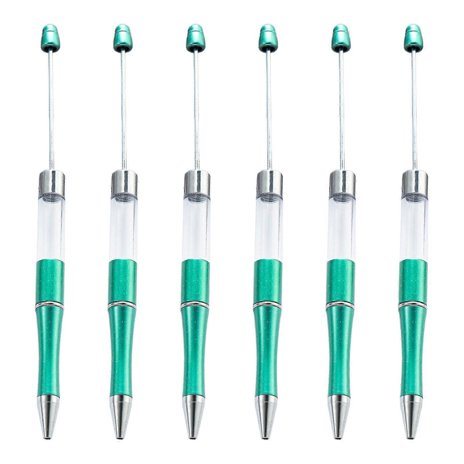 6 x Rollerball Pen Set, Smooth Writing 1.0 mm Bead Pens, Office Supplies, Assorted Colors, Fine Point Writing Tools