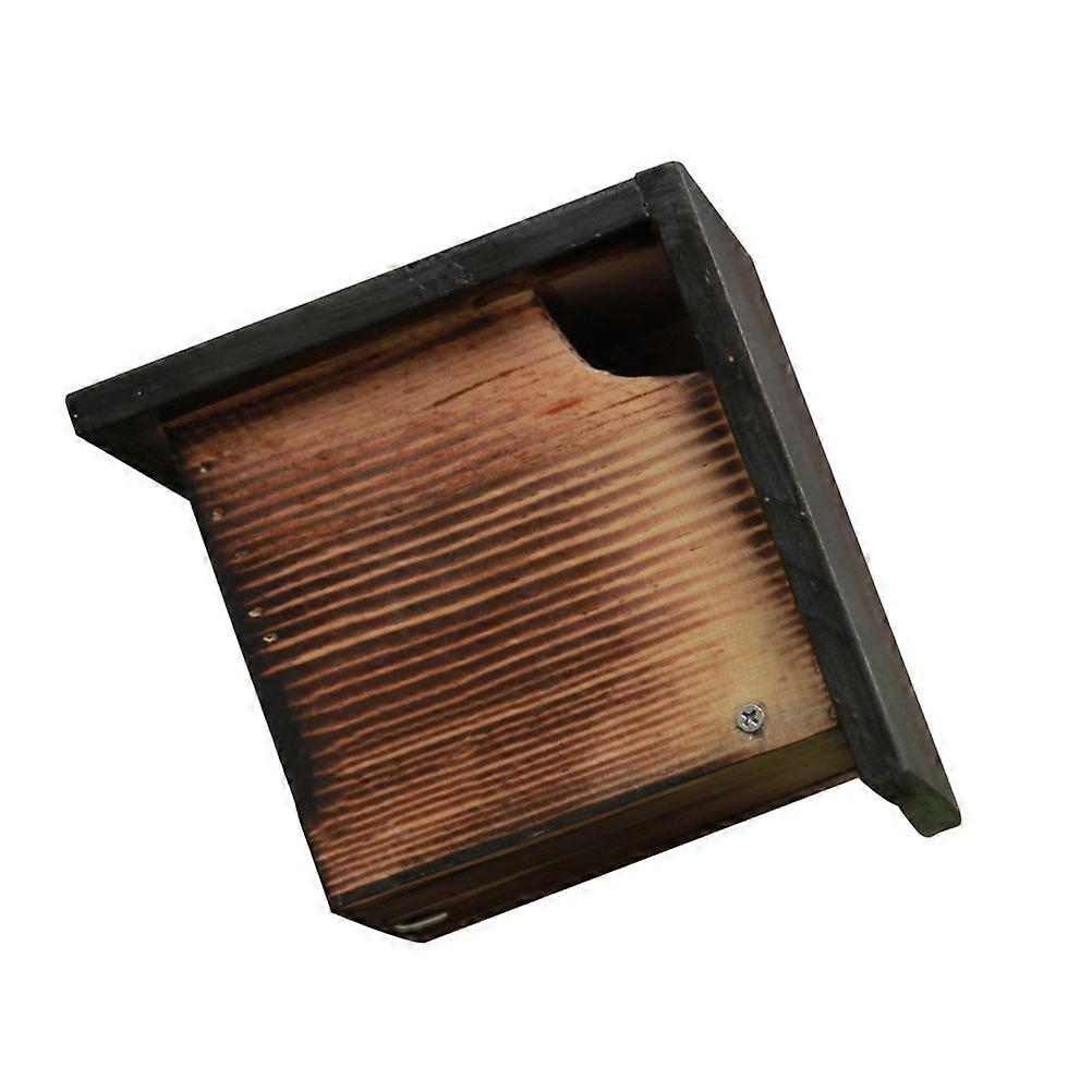 Premium Wooden Bird Nest with Knob – Durable Decorative Hut for Indoor/Outdoor Use, Practical Breeding Home for Birds