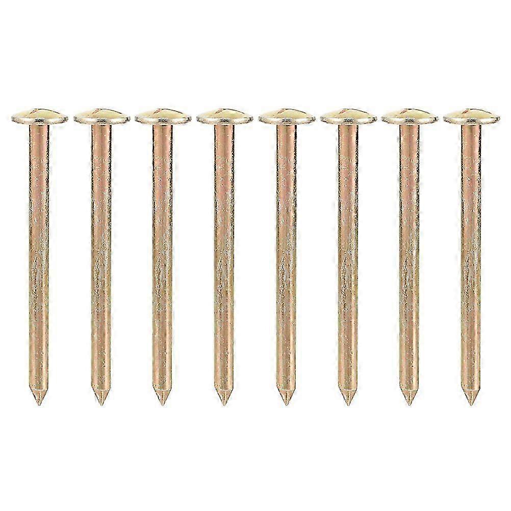 8pcs Metal Survey Stakes Boundary Markers Measuring Property Line Marker Survey Stakes Gardening Border Stainless Steel Survey Nails
