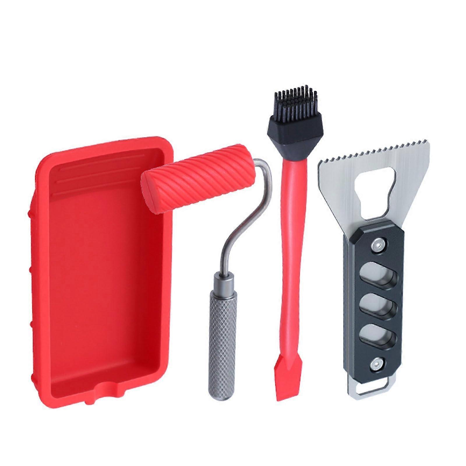 Spreader, aluminum, reusable, spatula tool, notched trowel for applying adhesives, spatula tool, wood glue for woodworking