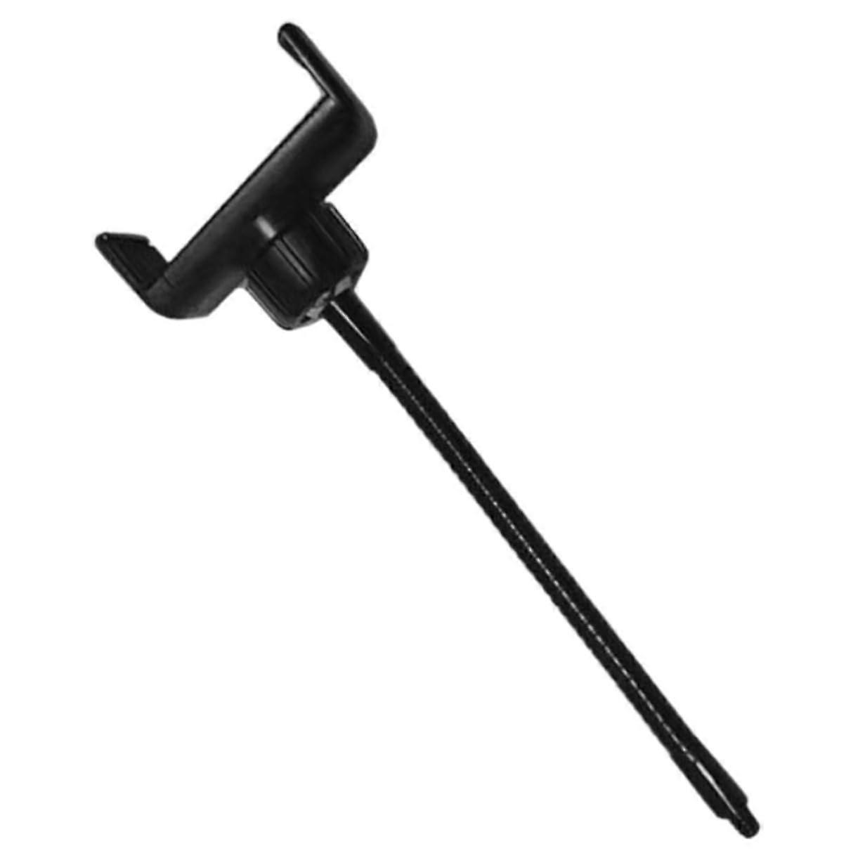 4-Piece Flexible Microphone Stand Holder with Hose Clips for Live Recording, Threaded Installation, Portable and Stable