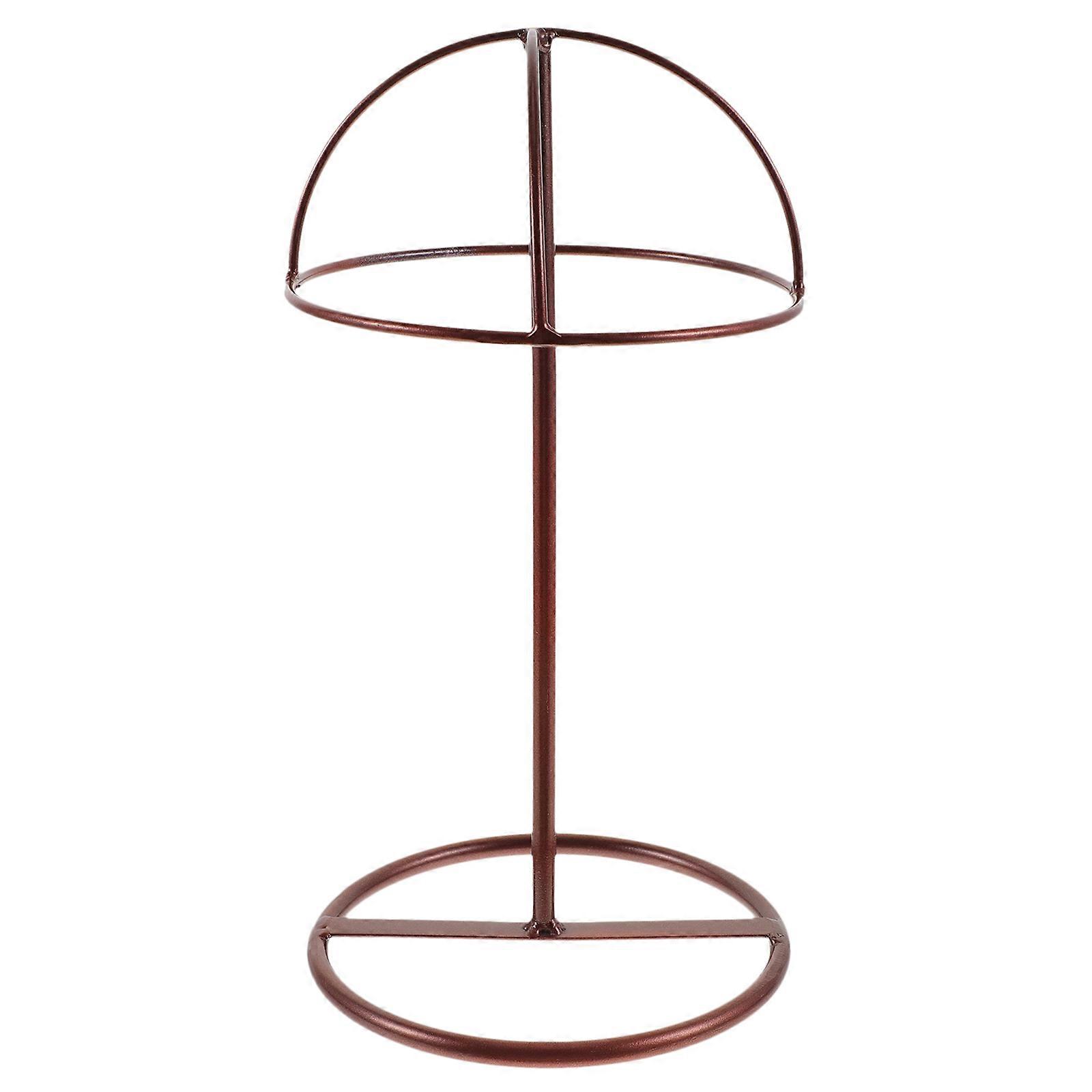 Freestanding Hat Display Stand Holder for Fedoras, Wigs & Caps with Dome Top Design to Prevent Deformation and Falling for Retail or Home Use