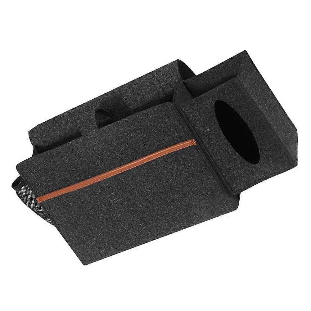 Felt Hanging Storage Pouch for Bedside, Dorm, or Sofa – Air Permeable Organizer Pocket for Phone, Remote, Books, and Glasses – Space Saving Design