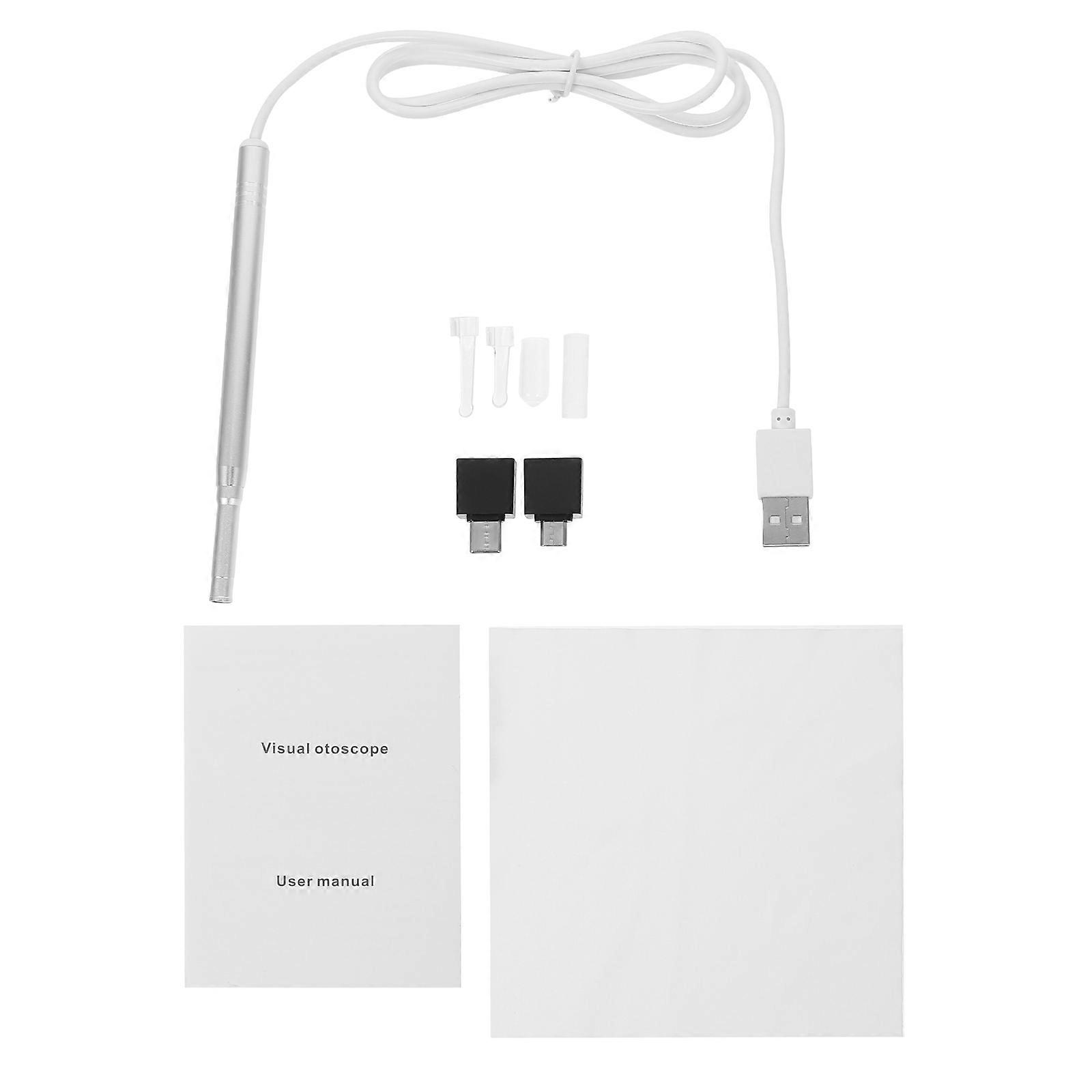 Reusable Ear Cleaner Tool 1Pcs Innovative Earwax Cleaner Designed For Home Use With Stylish Silver Finish