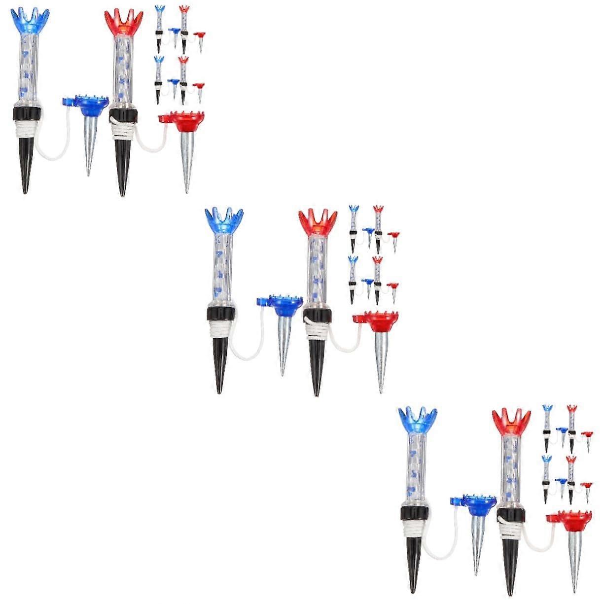 Golf Tee Holder Indoor Putting, Adjustable Metal Tee Holder, Includes Golf Tee, Driving Range Mat Compatible, Model 3