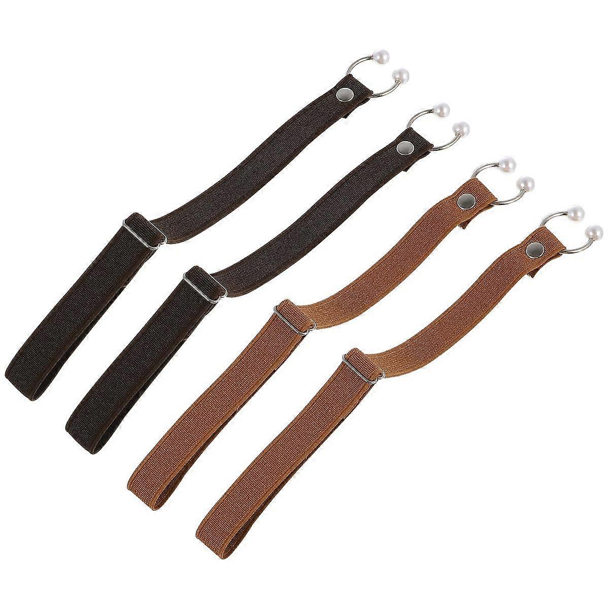 2 Pairs High Heel Straps Detachable Shoelaces Anti-Slip Accessories for Ladies