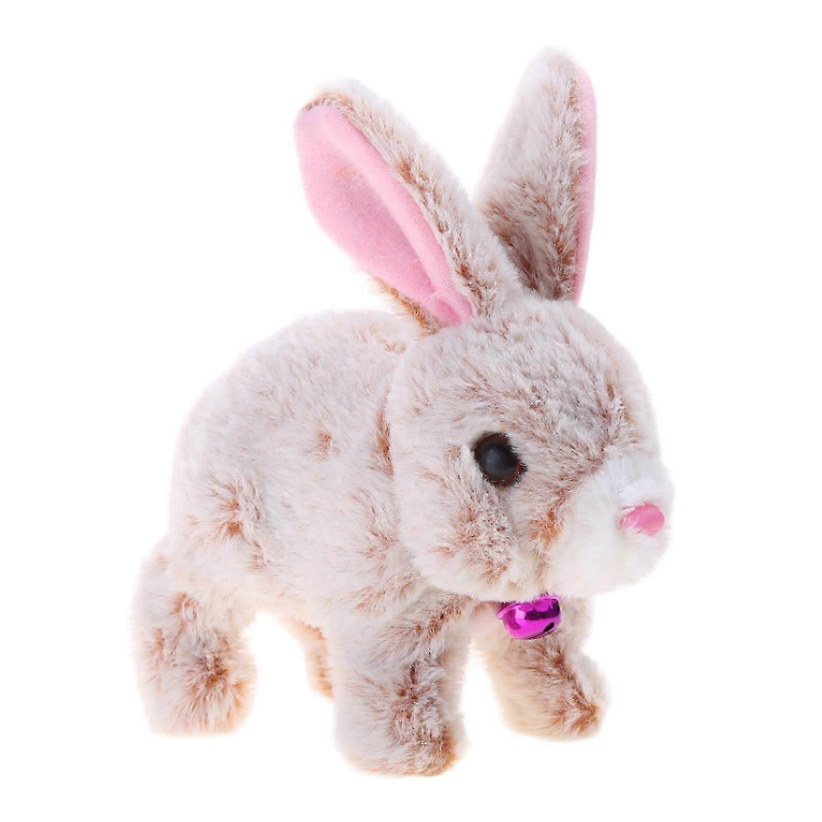Electric Plush Rabbit Toy for Kids Simulation Singing Bunnies Toy Barking Rabbit