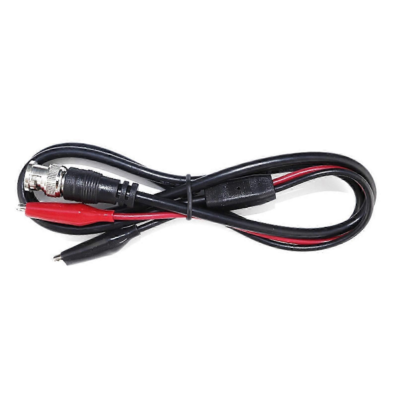 BNC til dobbel krokodilleklemmetestkabel for oscilloskop og diagnostikk