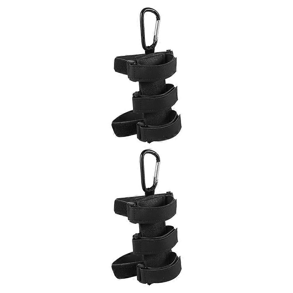 Wireless Speaker Mount for Bike Use Durable Black Nylon Strap Fits Various Rails 2 Pieces