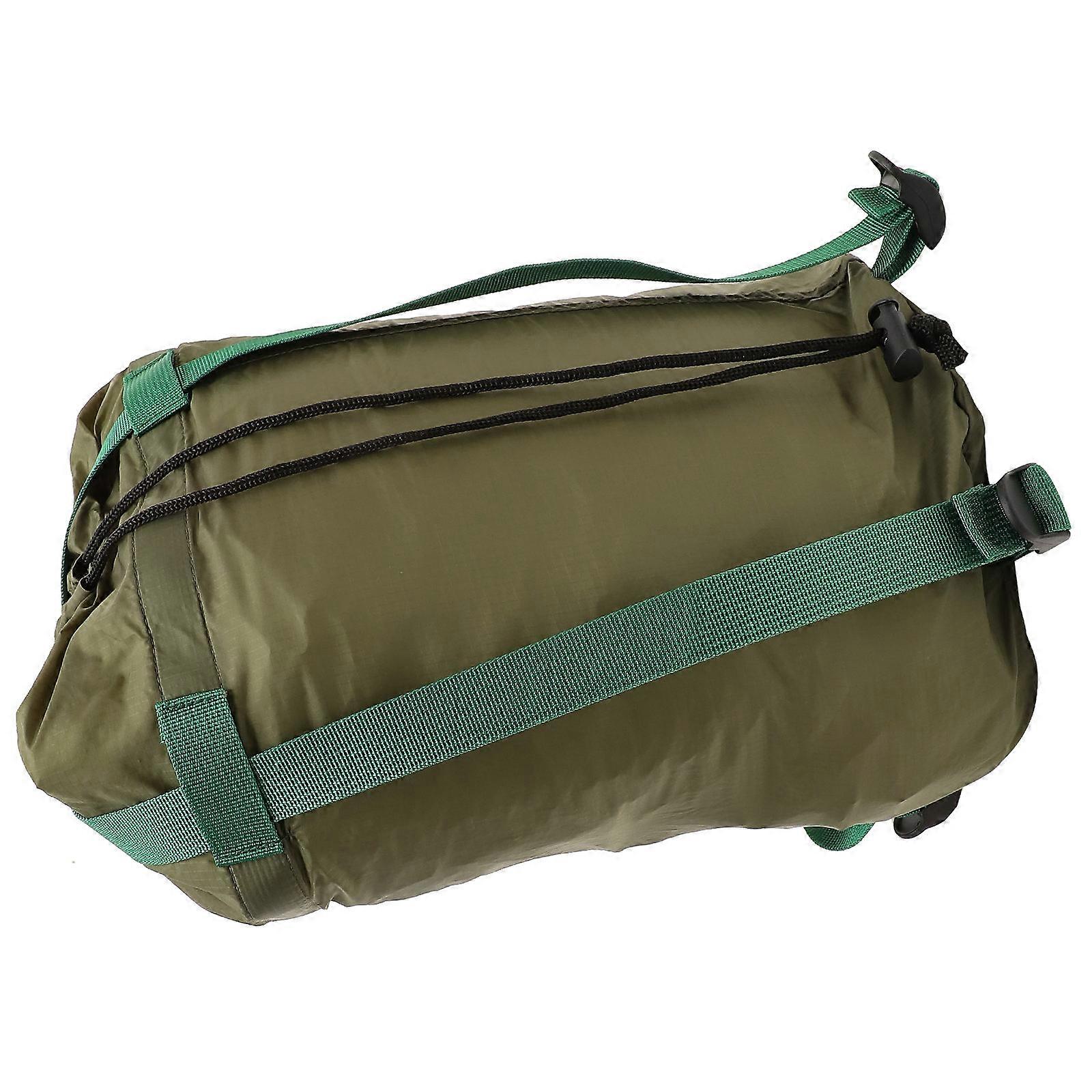 Olive Green Quilts Compression Bag for Storage Use Portable