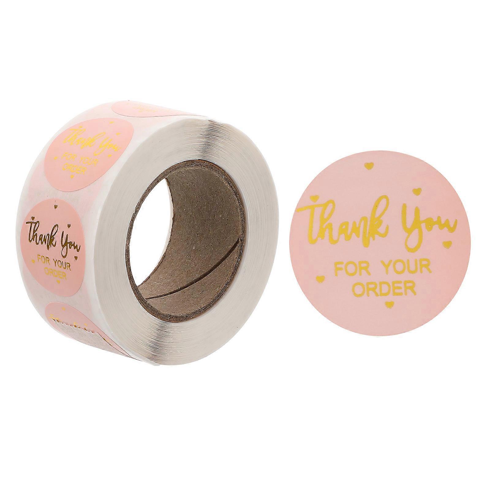 Delicate Thank You Labels for Candy Bags, Easy to Peel and Paste Stickers