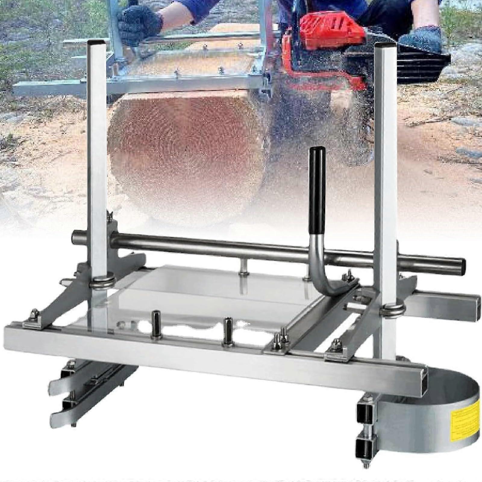 Portable Chainsaw 20/24/36 Mill Sawmill Track Guide For Cutting Trees And Logs Adjustable Thickness B One Color 50cm