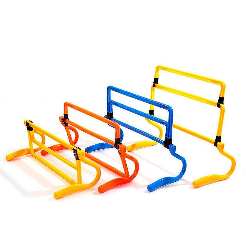 Orange Removable Agility Hurdles for Soccer and Speed Training – Adjustable Fitness Barriers for Jumping and Agility Exercises – Sports Training