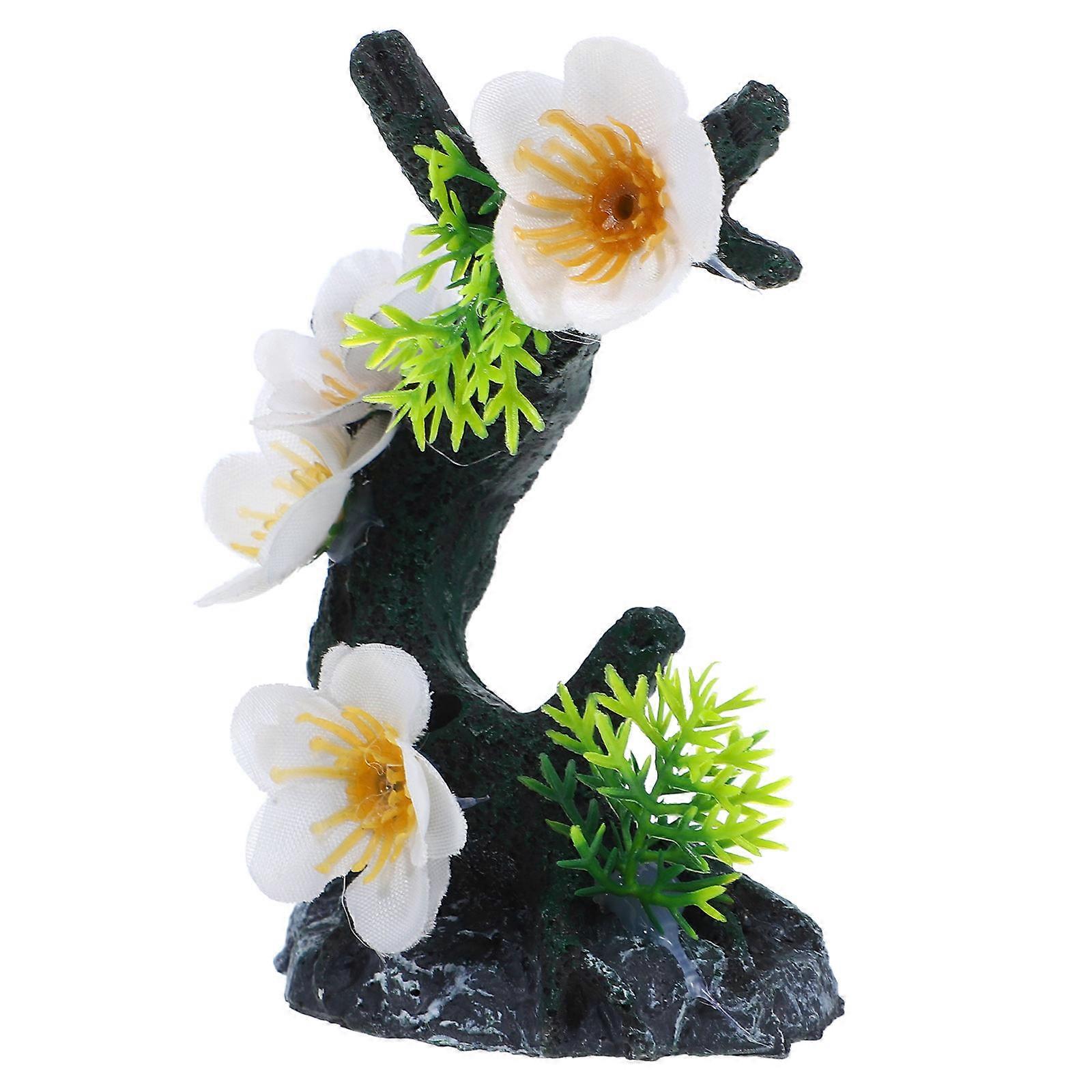 Table Decoration With Artificial Plants For Sushi Plates Featuring Japanese Cuisine Style In White Color For Men And Women 1Set