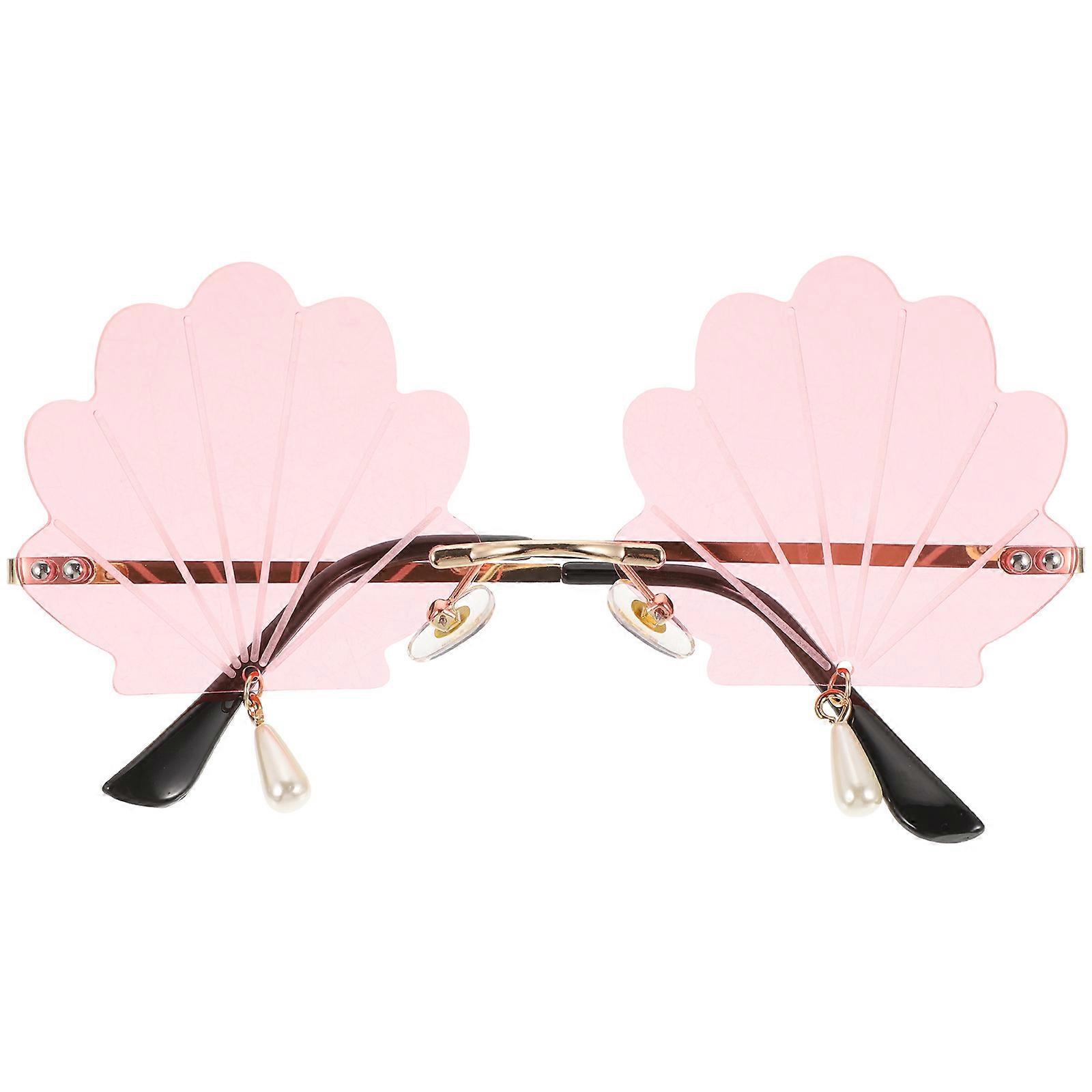 Fun Seashell Eyeglasses Costume Accessory Designed For Women 1Pcs