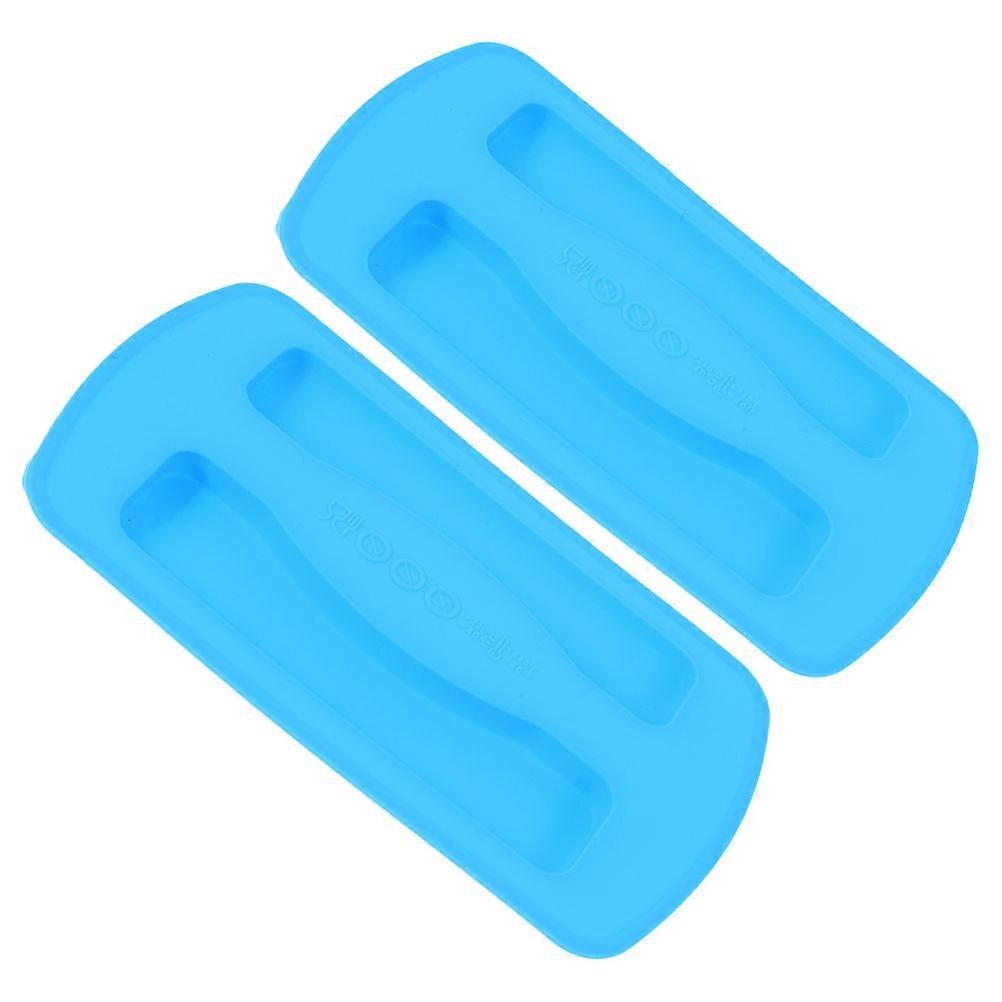 Sky-blue Silicone Toaster Cover for Home Use Fits Most Machines 2 Pieces Practical and
