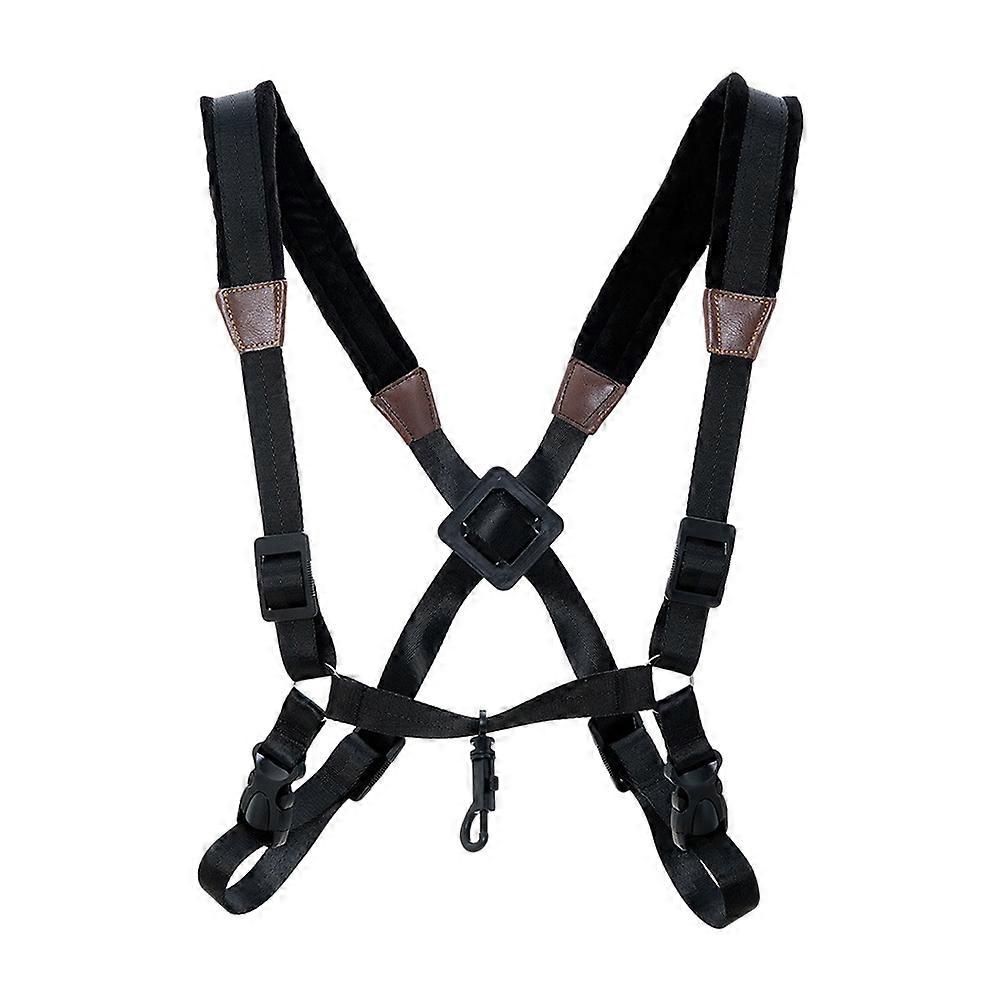 Nylon Saxophone Chest Harness for Alto and Tenor Saxophones – Durable, Comfortable Shoulder Strap with Practical Design and Fine Workmanship for