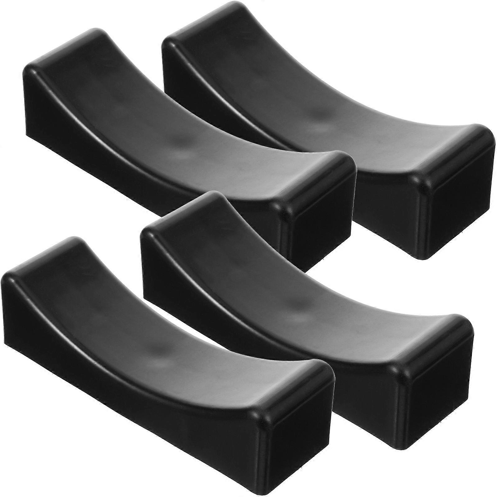Durable PP Material Dumbbell Holder for Storage Black 4 Pieces 0.5 inch Thickness