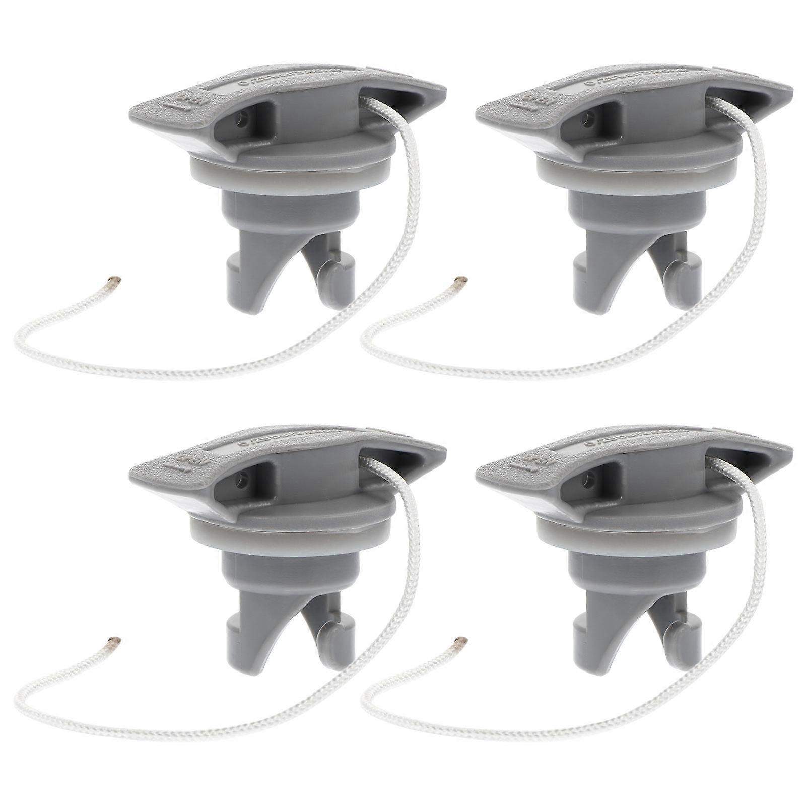 Durable Grey PVC Replacement for Inflatable Boats and Kayaks Easy Install 4pcs Set