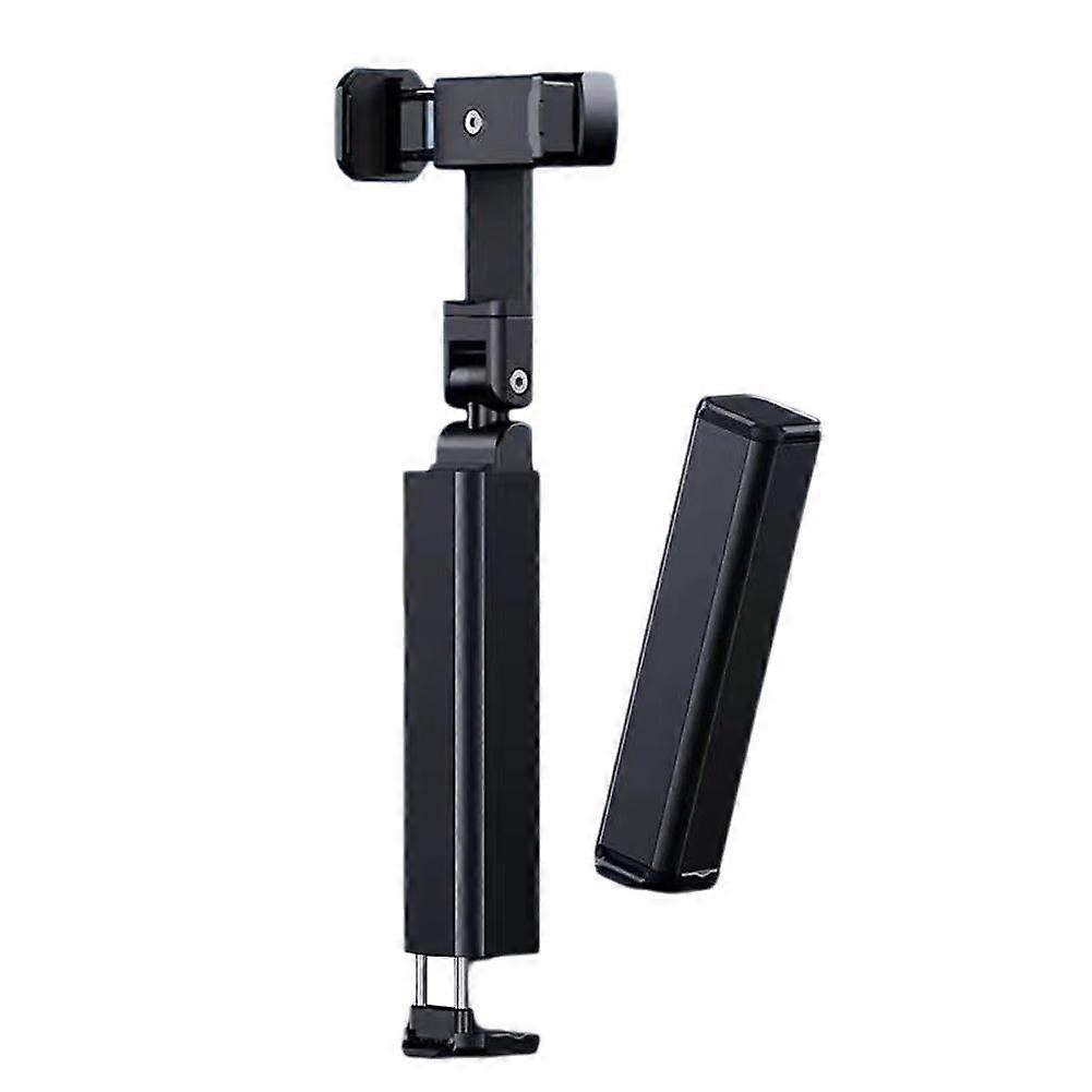 Portable folding phone stand for travel airplane train desktop live streaming