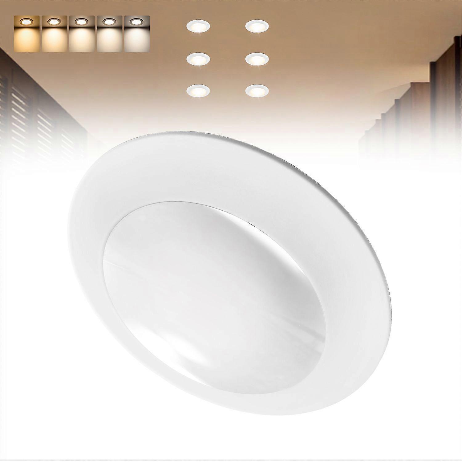 6 Inch Led Recessed Ceiling Light Dimmable Driverless Retrofit Downlight 5 CCT Warm White And Daylight White Surface Mount Flush Mount Can Light For K