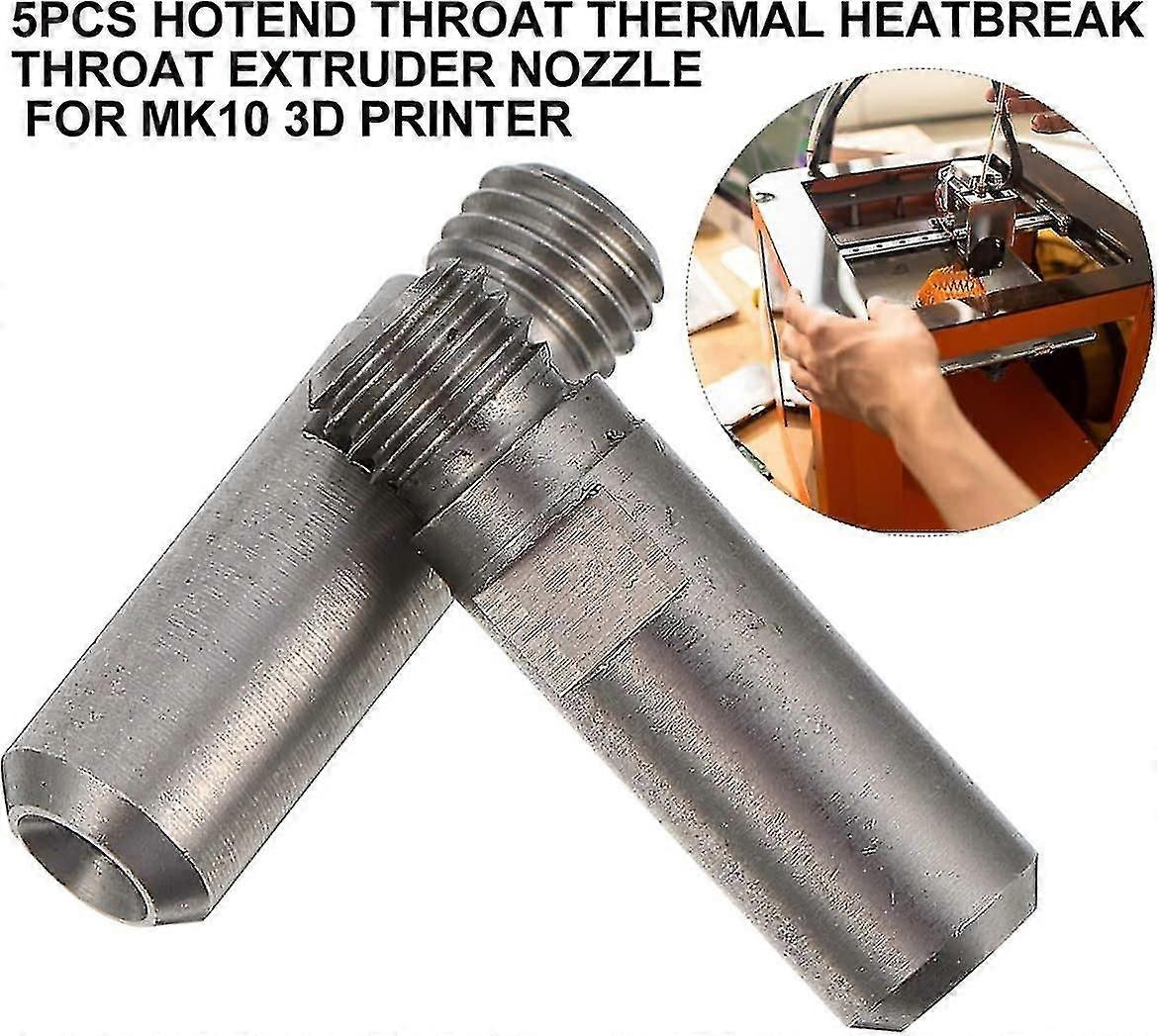 3D Printer Titanium Heatbreak, Compatible with Chimera Kraken (5pcs)