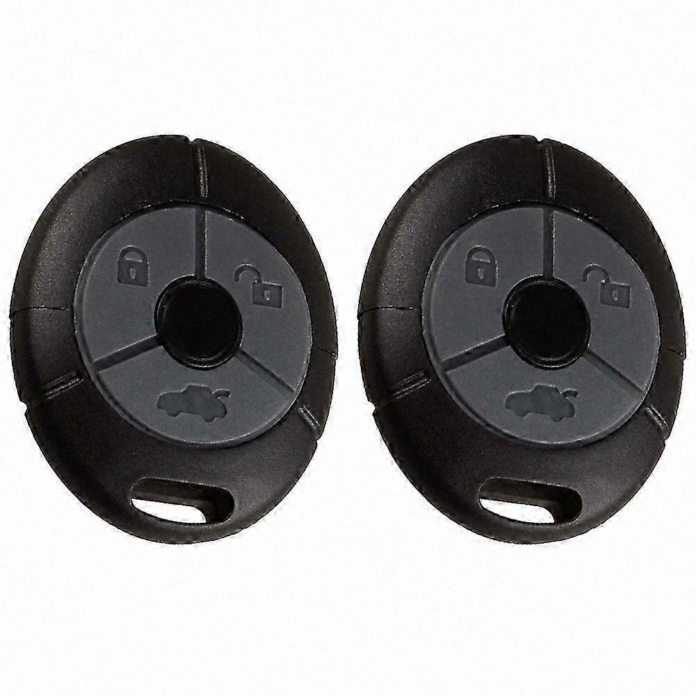 2X 3 Rubber Button Remote Key Case Fob for MG Rover 25 35 ZS ZR