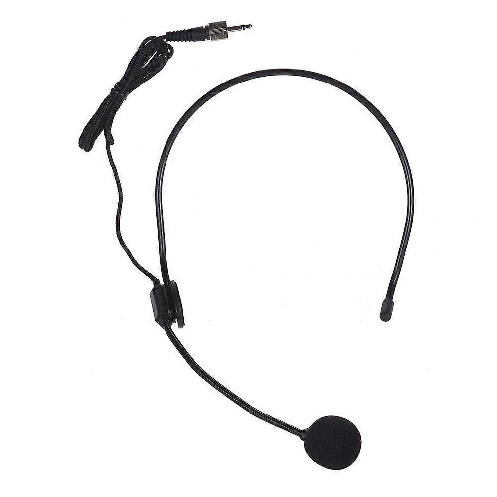UHF Wireless Microphone Mic System with Receiver Transmitter Headset Microphone for Business Meeting Public Speech Classroom Teaching