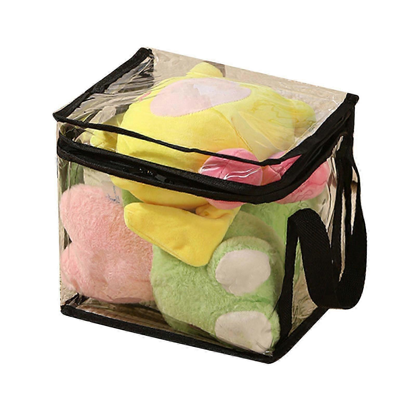 Sacs de rangement de jouets transparents, sacs de rangement de jouets, sacs de voyage étanches réutilisables en PVC transparent pour l’organisation