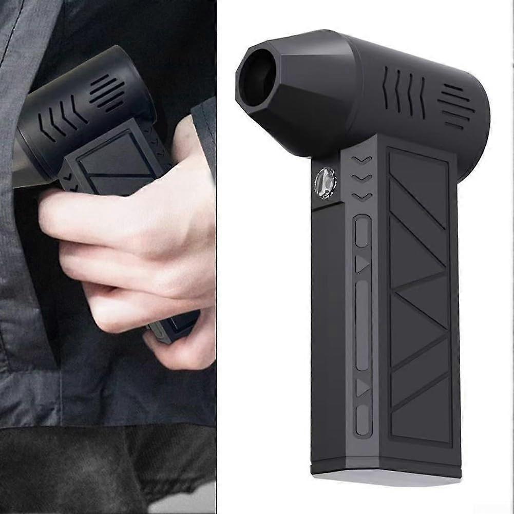 Violent Turbo Fan, Powerful Handheld Turbo Fan With USB Charging 130000R/MIN 4 Wind Speed Adjustment For Home Car Office Cleaning(5000mAh) Ref: 9406
