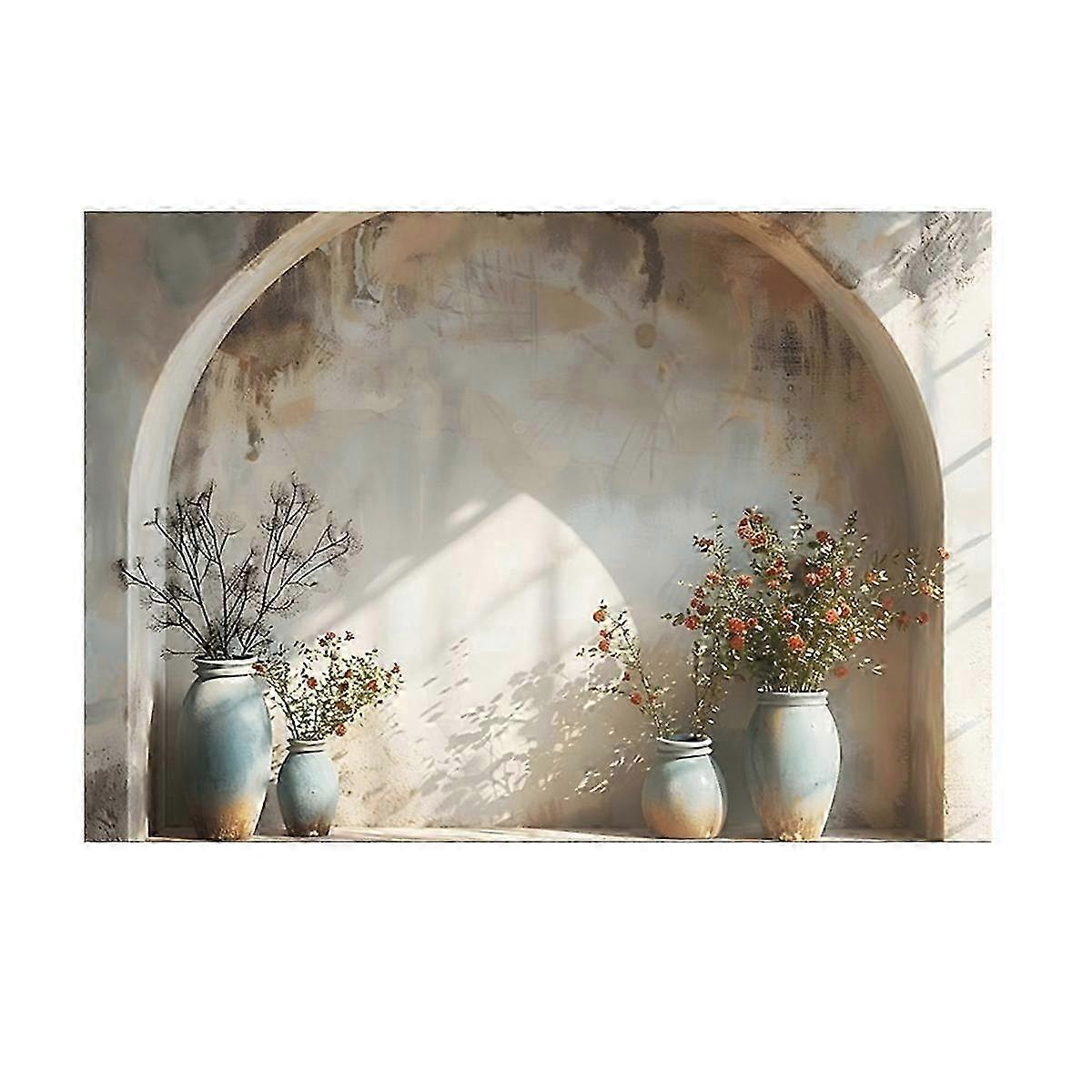210x150cm Photography Background Fabric Simple Plant Arch Studio Indoor Atmosphere Photography Background Fabric,E