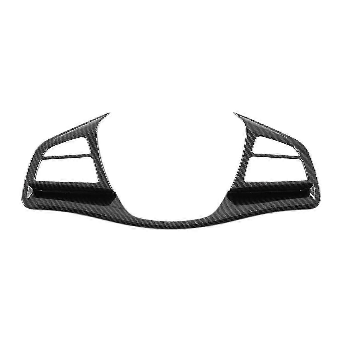 Steering Wheel Frame Decor Switch Button Cover Trim Decoration Carbon Fiber Look for TANG