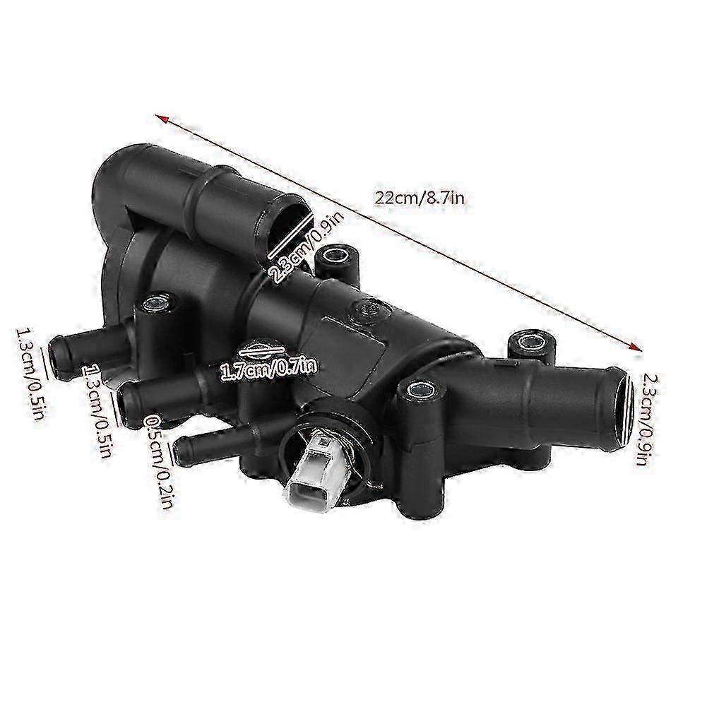 Car Engine Coolant Thermostat Assembly with Housing for Ford Fiesta V 1.3